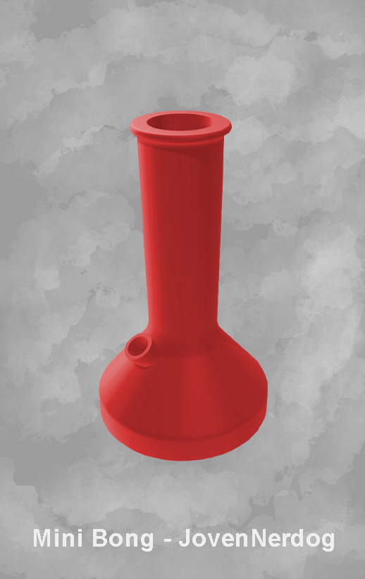 Free STL file Mini Bong water pipe 🚰・3D printer design to download・Cults